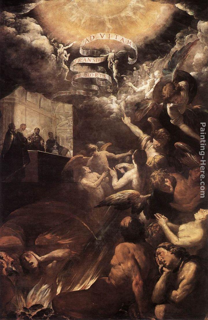 Giovanni Battista Moroni A Gentleman in Adoration before the Madonna